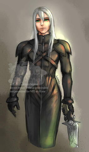 Fanart of Yazoo from Final Fantasy VII: Advent Children