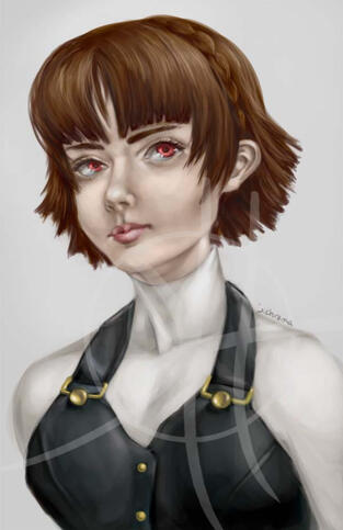 Fanart of Makoto from Persona 5