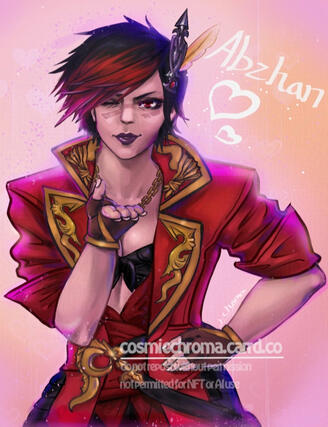 Fanart of a friend's FFXIV character, Abzhan