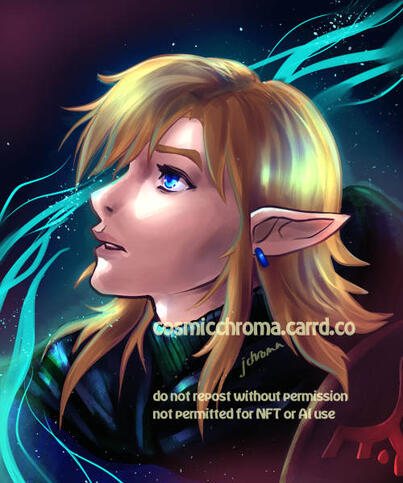 Fanart of Link from Legend of Zelda: Tears of the Kingdom