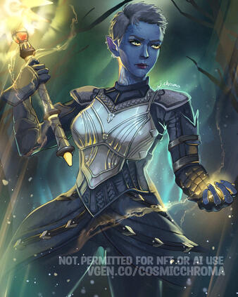 Baldur's Gate 3 Tav "Wilmette" commission